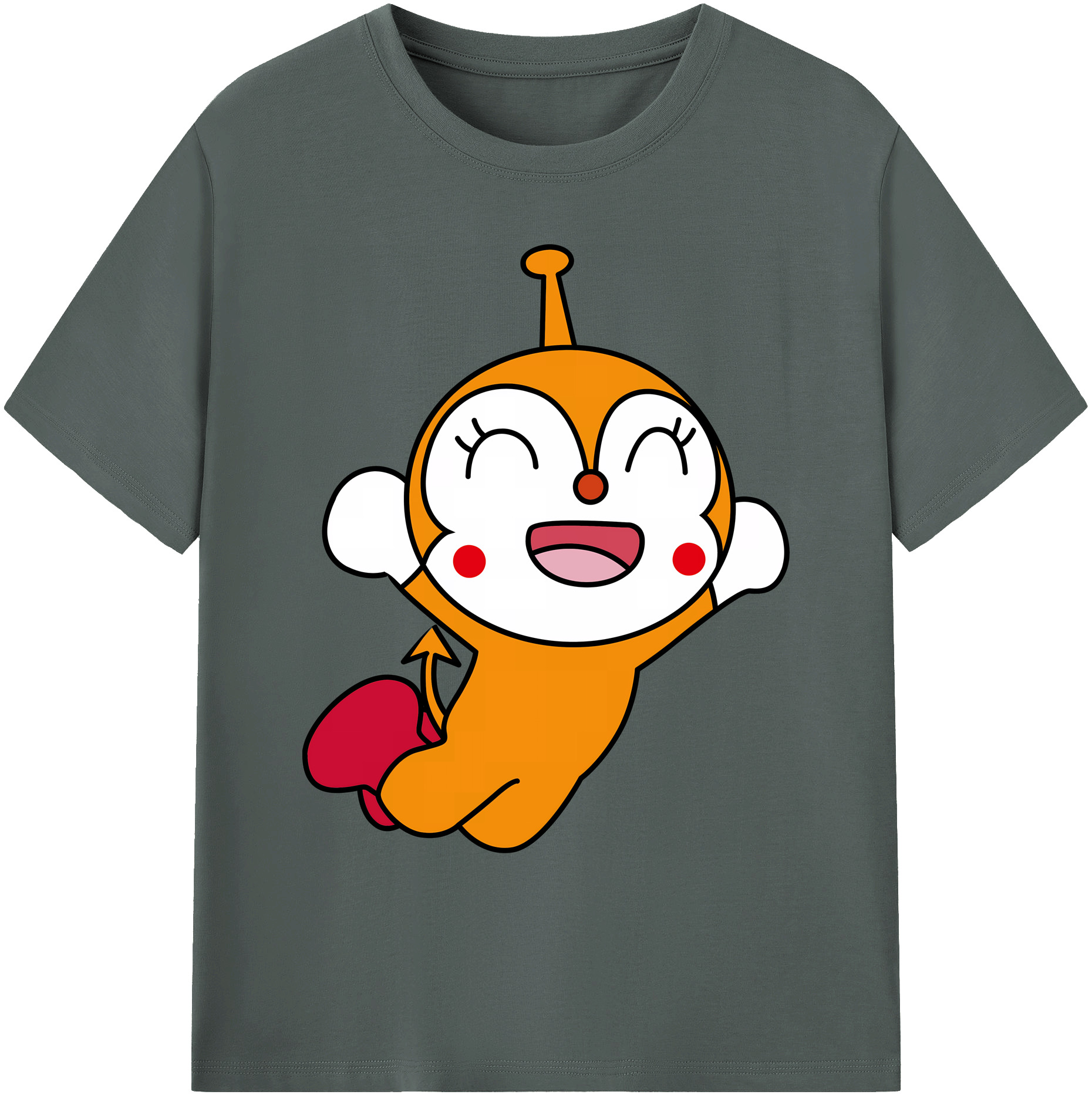 （画像用） アンパンマン Anpanman 綿100％ メンズ半袖Tシャツ｜肌触りやわらか＆通気性